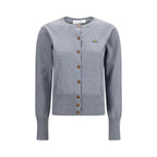 Gray Cotton Cardigan
