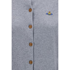 Gray Cotton Cardigan