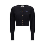Black Cotton Cardigan