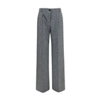 Gray Wool Oves Aries Dress Pants