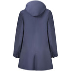 Blue Polyester Womens Jacket