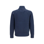 Blue Polyamide Full-Length Jacket