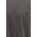 Brown Silk T-Shirt