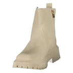 Beige Polyethylene Ankle Boots