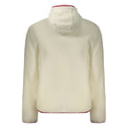 White Polyester Sweatshirt