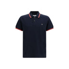 Blue Cotton Polo Shirt