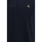 Blue Cotton Polo Shirt