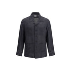 Gray Linen Dress Shirt