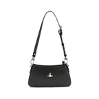 Black Calf Leather Bos Taurus Shoulder Bag