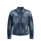Blue Cotton Men's Denim Jacket
