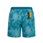 Light Blue Polyester Men Swim Short