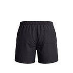 Black Polyester Men's Swim Short