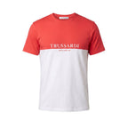 White Polyester Men T-Shirt