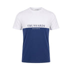 Blue Cotton Men T-Shirt