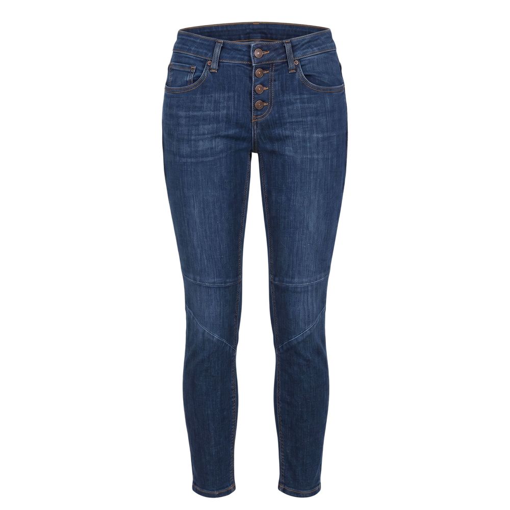Blue Cotton Women's Jeans