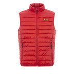 Red Polyester Men's Sleeveless Jacket