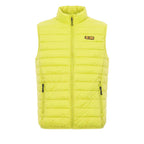Yellow Polyester Men Jacket