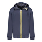 Blue Polyester Men Jacket