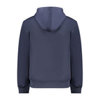 Blue Polyester Men Jacket