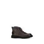 Brown Calf Leather Bos Taurus Lace-Up Boots