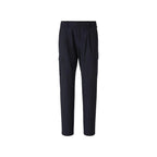 Blue Polyester Cargo Pants