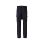 Blue Polyester Cargo Pants