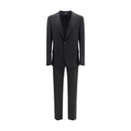 Black Wool Oves Aries Two-Piece Suit