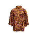 Orange Viscose Blouse