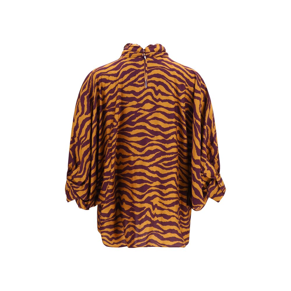 Orange Viscose Blouse