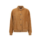 Brown Cotton Bomber