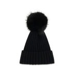 Black Wool Oves Aries Beanie