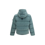 Bicolor Polyamide Full-Length Jacket