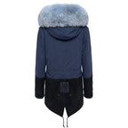 Blue Cotton Women's Jacket