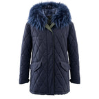 Blue Cotton Women's Jacket