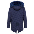 Blue Cotton Women's Jacket