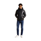Black Polyamide Full-Length Jacket