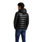 Black Polyamide Full-Length Jacket