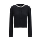 Black Wool Oves Aries Cardigan