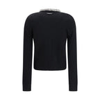 Black Wool Oves Aries Cardigan