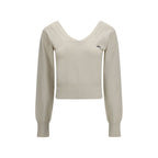 White Cotton Sweatshirt