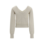 White Cotton Sweatshirt