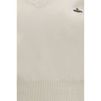 White Cotton Sweatshirt