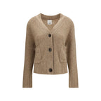 Beige Cashmere Cardigan