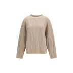 Beige Cashmere Sweater
