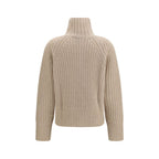 Beige Cashmere Sweater