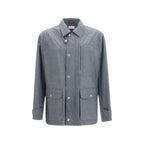 Gray Wool Oves Aries Full-Length Jacket