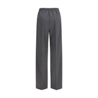 Gray Wool Oves Aries Casual Pants