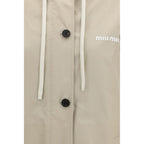 Beige Cotton Coat
