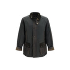 Bicolor Cotton Full-Length Jacket