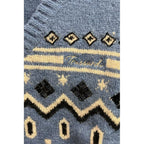 Blue Nylon Women Sweater Vest